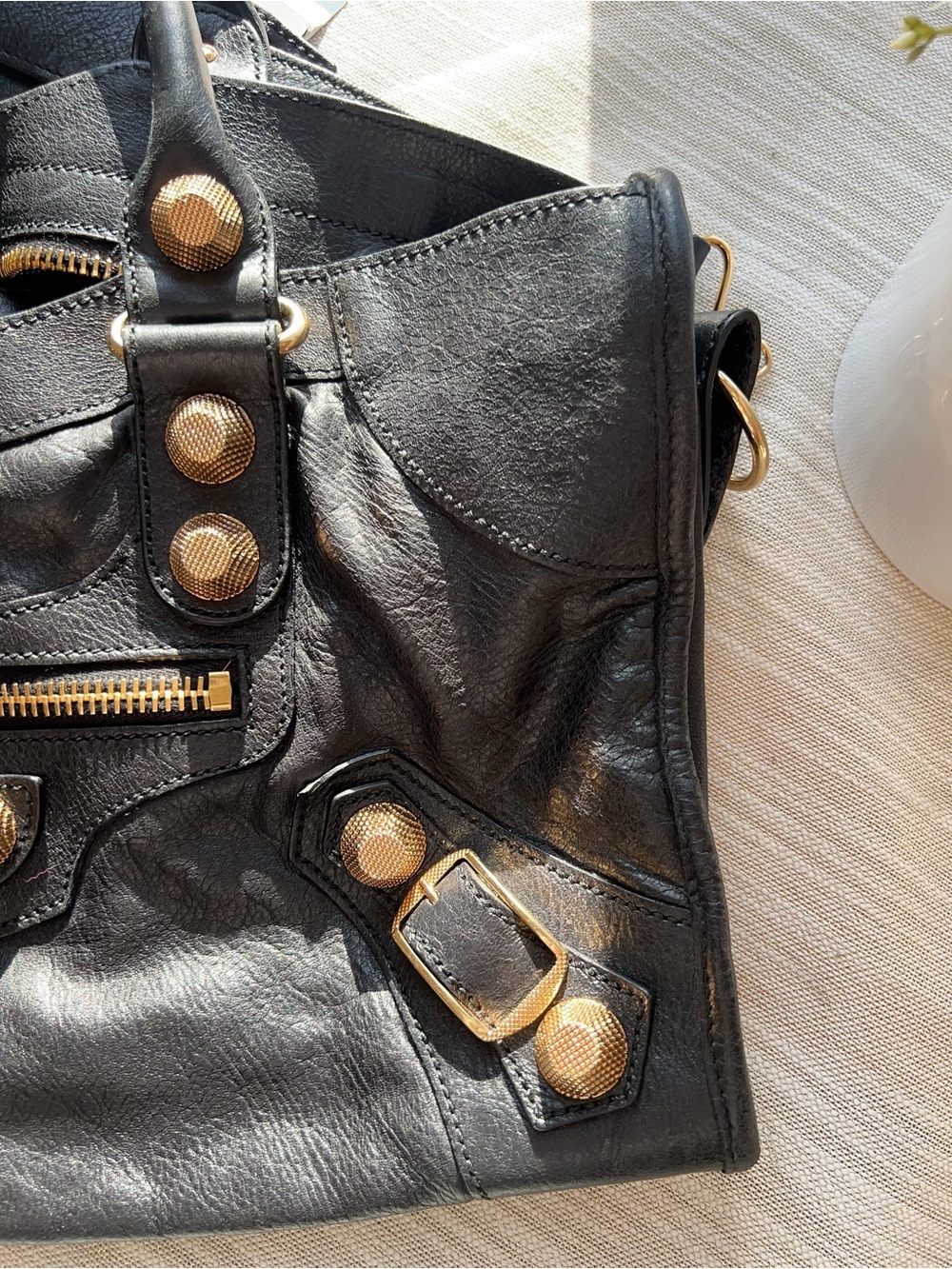 Balenciaga Agneau Giant 21 Gold Hardware City Black - Picture 4 of 14